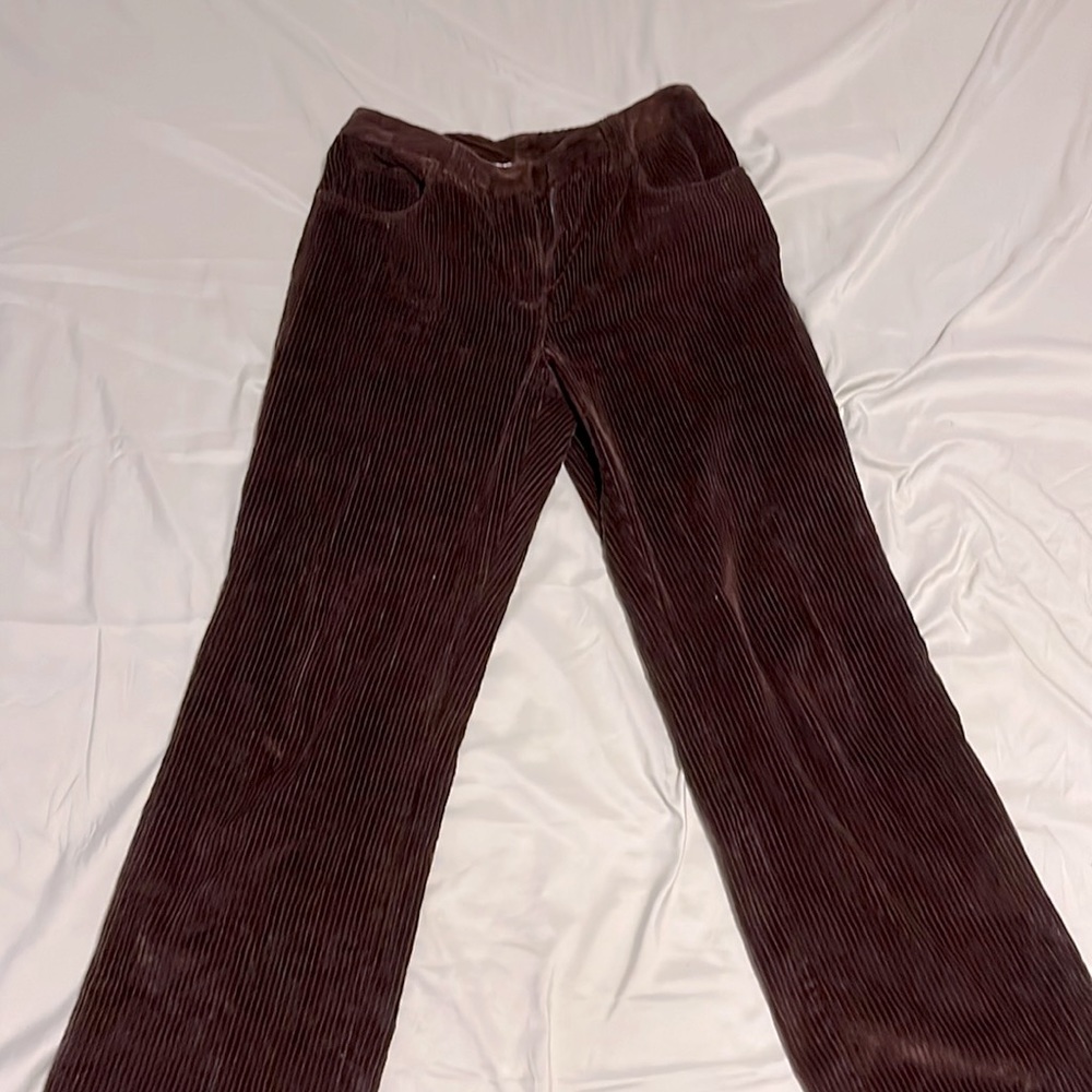 80s vintage brown corduroy pants